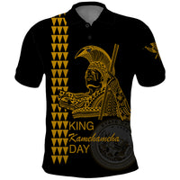 Custom Hawaii Polo Shirt King Kamehameha Day - Gold LT6 - Wonder Print Shop