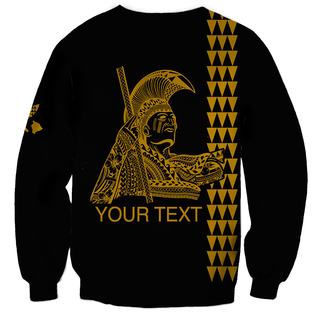 Custom Hawaii Sweatshirt King Kamehameha Day - Gold LT6 - Wonder Print Shop