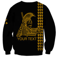 Custom Hawaii Sweatshirt King Kamehameha Day - Gold LT6 - Wonder Print Shop