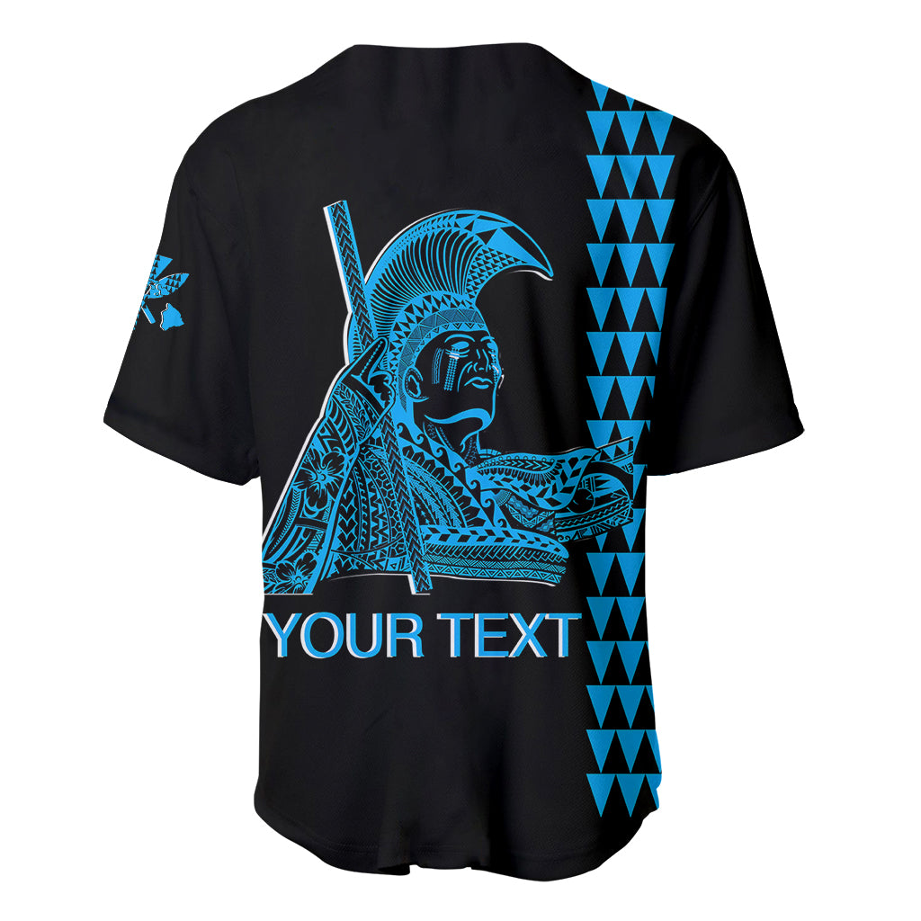 Custom Hawaii Baseball Jersey King Kamehameha Day - Blue LT6 - Wonder Print Shop