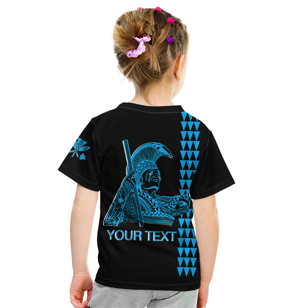 Custom Hawaii Kid T Shirt King Kamehameha Day - Blue LT6 - Wonder Print Shop