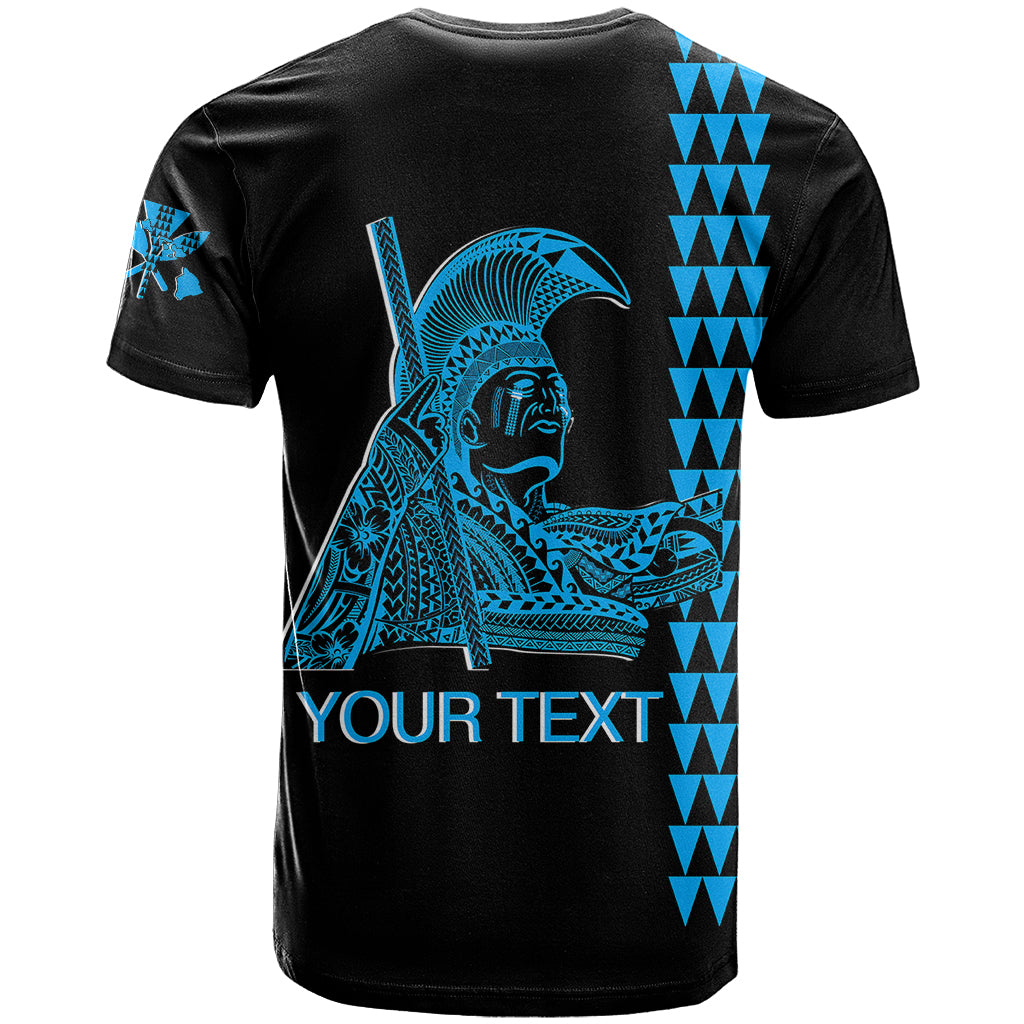 Custom Hawaii T Shirt King Kamehameha Day - Blue LT6 - Wonder Print Shop