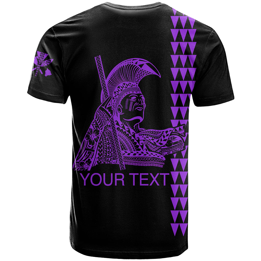 Custom Hawaii T Shirt King Kamehameha Day - Purple LT6 - Wonder Print Shop