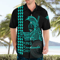 Custom Hawaii Hawaiian Shirt King Kamehameha Day - Green LT6 - Wonder Print Shop