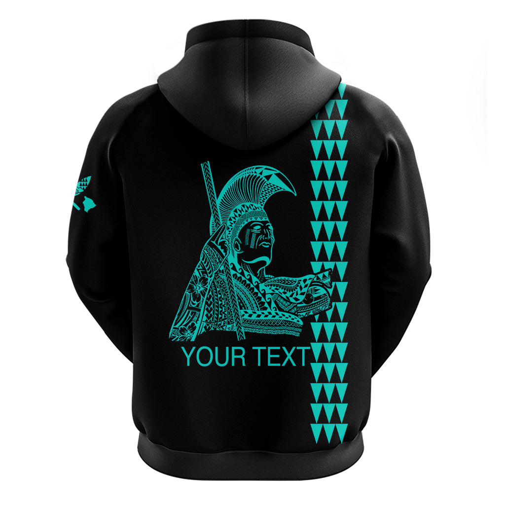 Custom Hawaii Hoodie King Kamehameha Day - Green LT6 - Wonder Print Shop