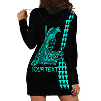 Custom Hawaii Hoodie Dress King Kamehameha Day - Green LT6 - Wonder Print Shop