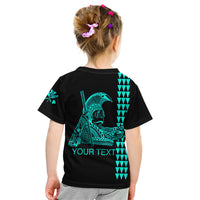 Custom Hawaii Kid T Shirt King Kamehameha Day - Green LT6 - Wonder Print Shop