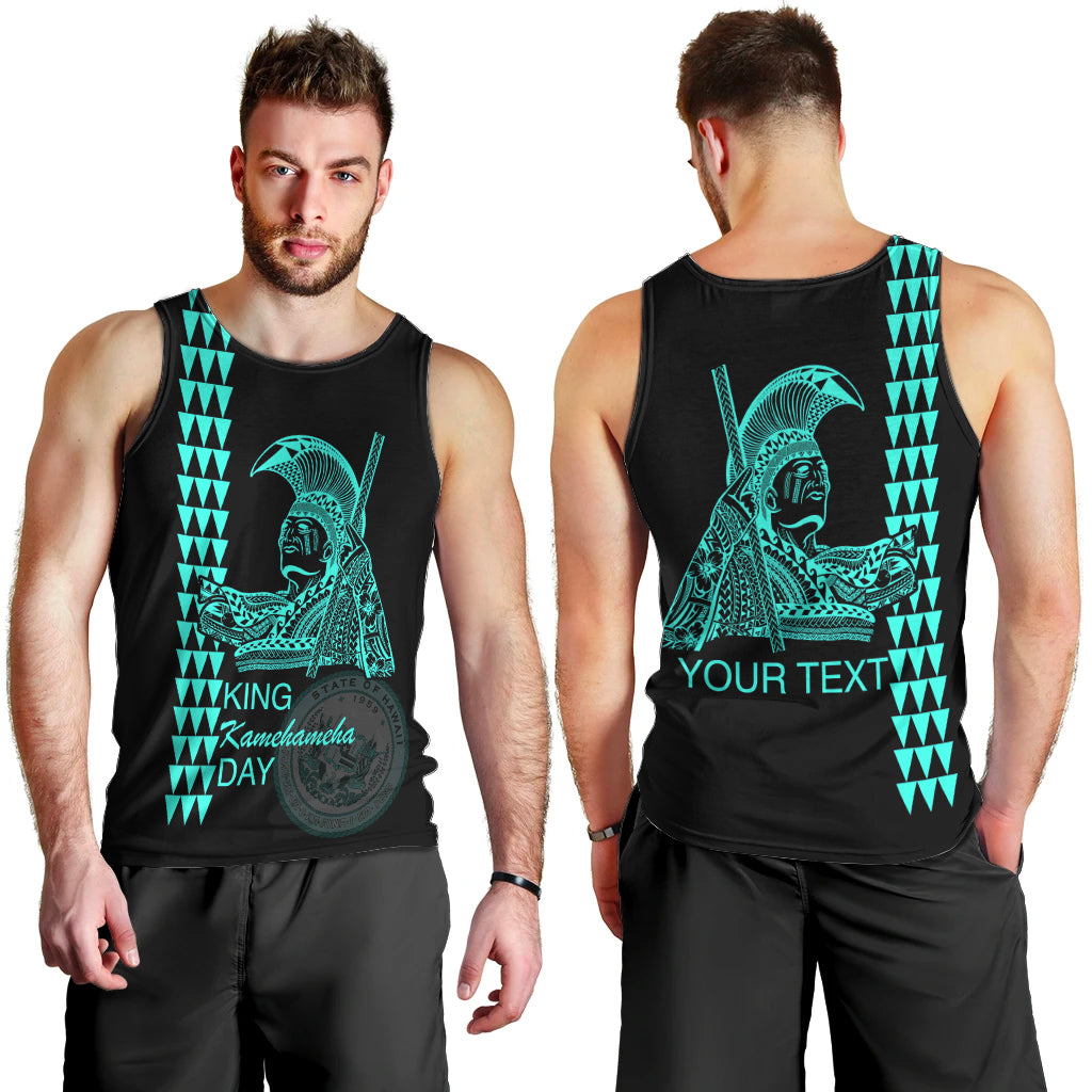 custom-hawaii-men-tank-top-king-kamehameha-day-green