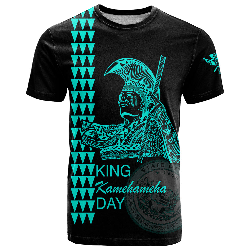 Custom Hawaii T Shirt King Kamehameha Day - Green LT6 - Wonder Print Shop