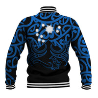 Matariki New Zealand Baseball Jacket Maori New Year Blue LT6 - Wonder Print Shop