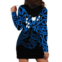 Matariki New Zealand Hoodie Dress Maori New Year Blue LT6 - Wonder Print Shop