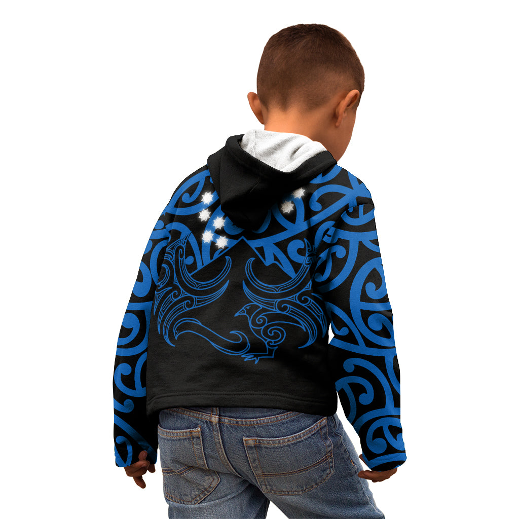 Matariki New Zealand Kid Hoodie Maori New Year Blue LT6 - Wonder Print Shop