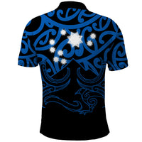Matariki New Zealand Polo Shirt Maori New Year Blue LT6 - Wonder Print Shop