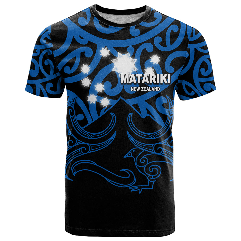 Matariki New Zealand T Shirt Maori New Year Blue LT6 - Wonder Print Shop