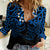 Matariki New Zealand Women Casual Shirt Maori New Year Blue LT6 - Wonder Print Shop