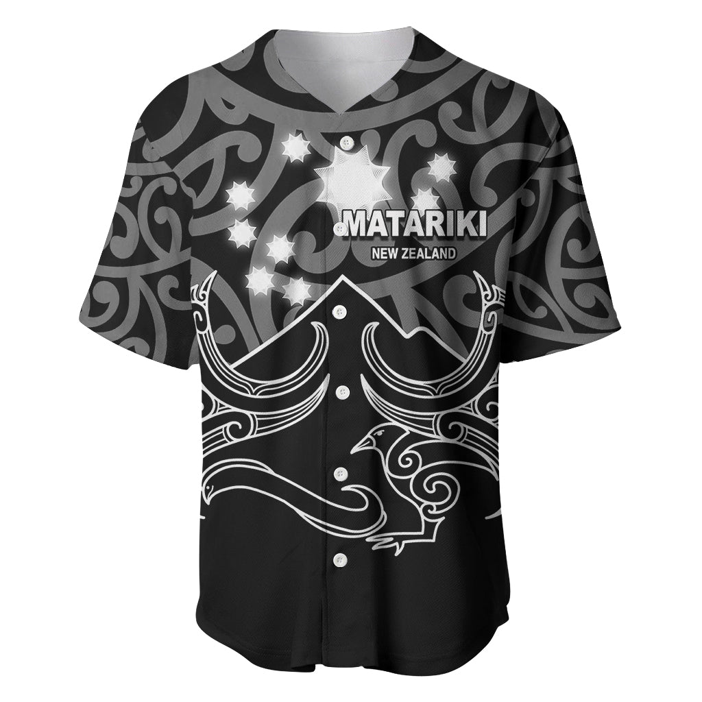 Matariki New Zealand Baseball Jersey Maori New Year White LT6 - Wonder Print Shop