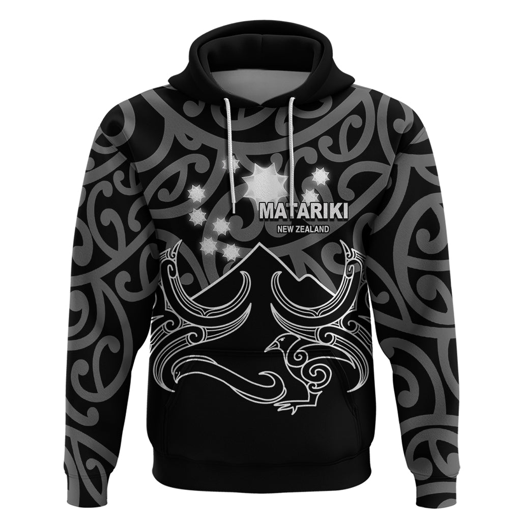 Matariki New Zealand Hoodie Maori New Year White LT6 - Wonder Print Shop