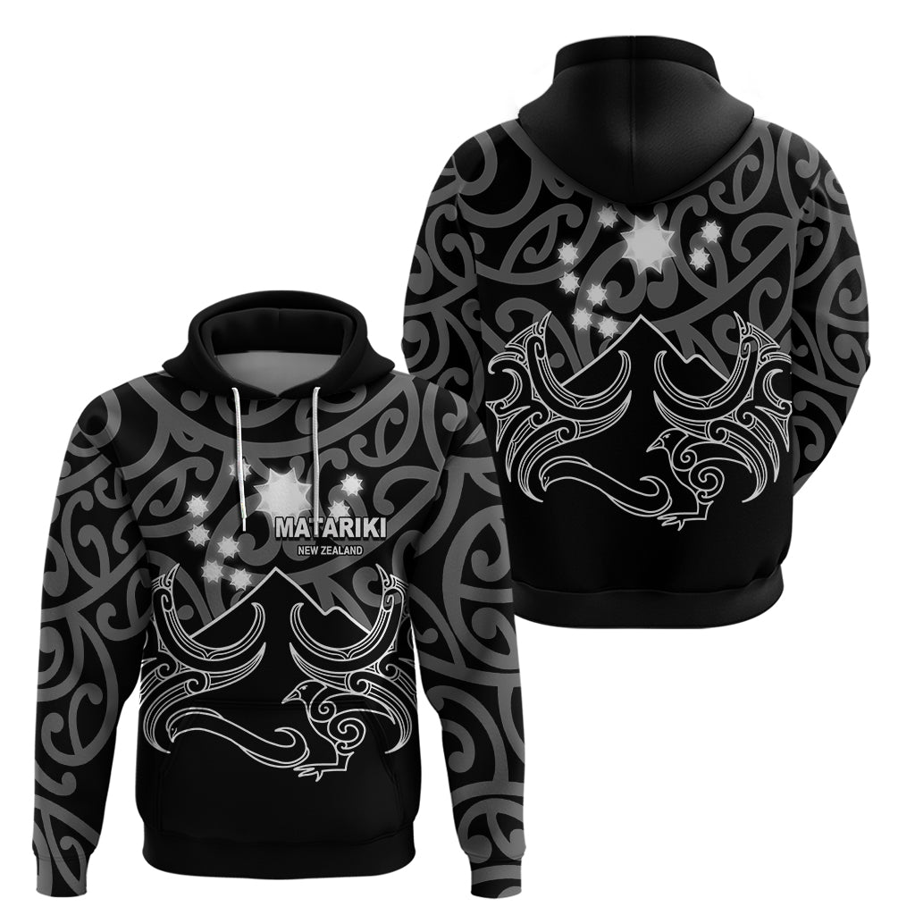 Matariki New Zealand Hoodie Maori New Year White LT6 - Wonder Print Shop