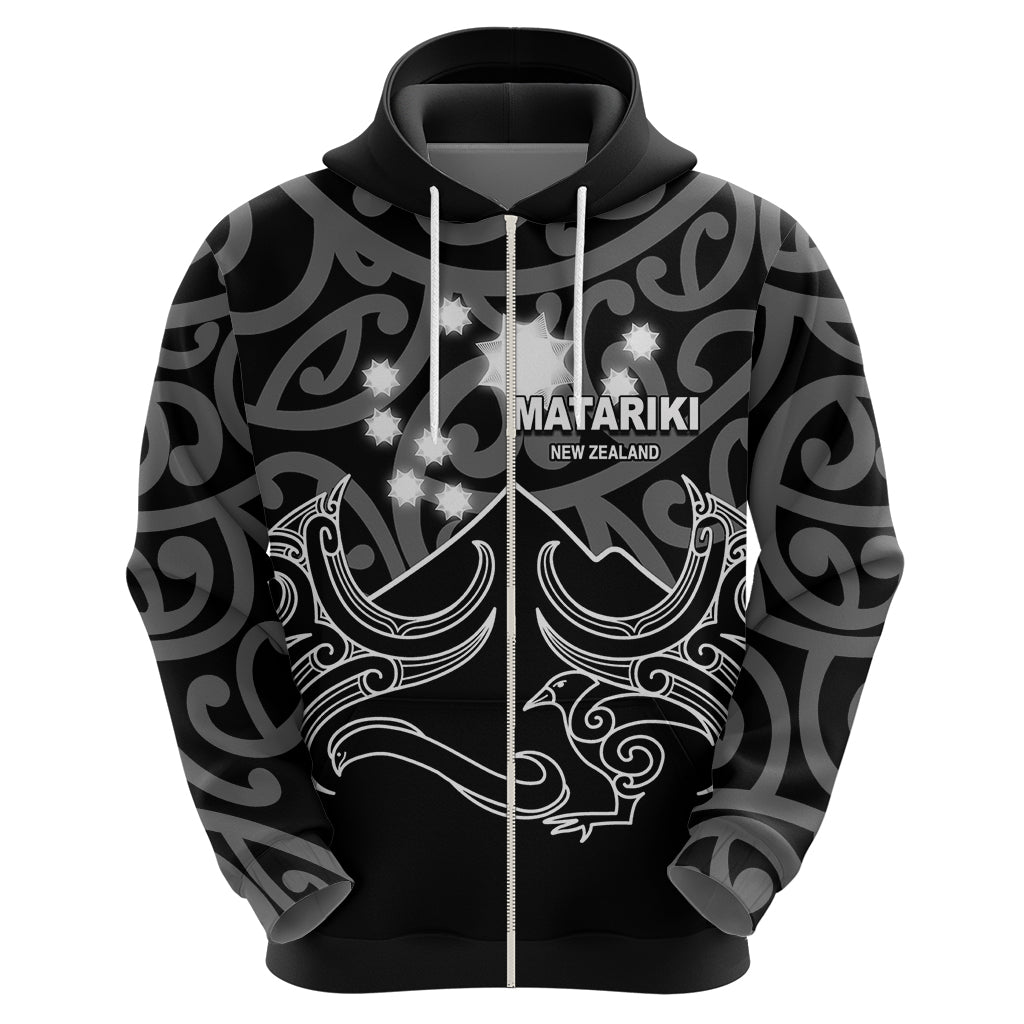 Matariki New Zealand Hoodie Maori New Year White LT6 - Wonder Print Shop