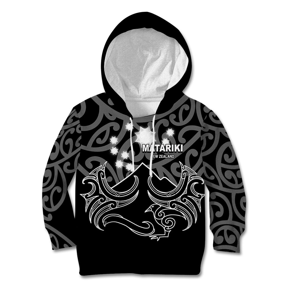 Matariki New Zealand Kid Hoodie Maori New Year White LT6 - Wonder Print Shop