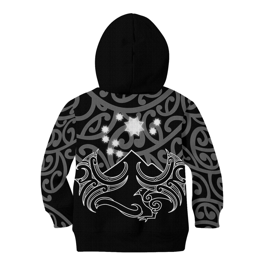 Matariki New Zealand Kid Hoodie Maori New Year White LT6 - Wonder Print Shop