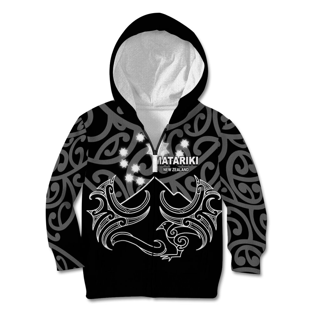 Matariki New Zealand Kid Hoodie Maori New Year White LT6 - Wonder Print Shop