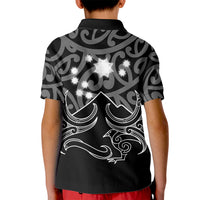 Matariki New Zealand Kid Polo Shirt Maori New Year White LT6 - Wonder Print Shop