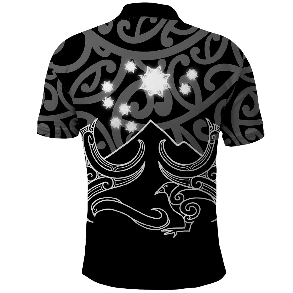 Matariki New Zealand Polo Shirt Maori New Year White LT6 - Wonder Print Shop