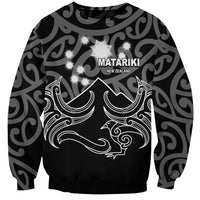 Matariki New Zealand Sweatshirt Maori New Year White LT6 - Wonder Print Shop