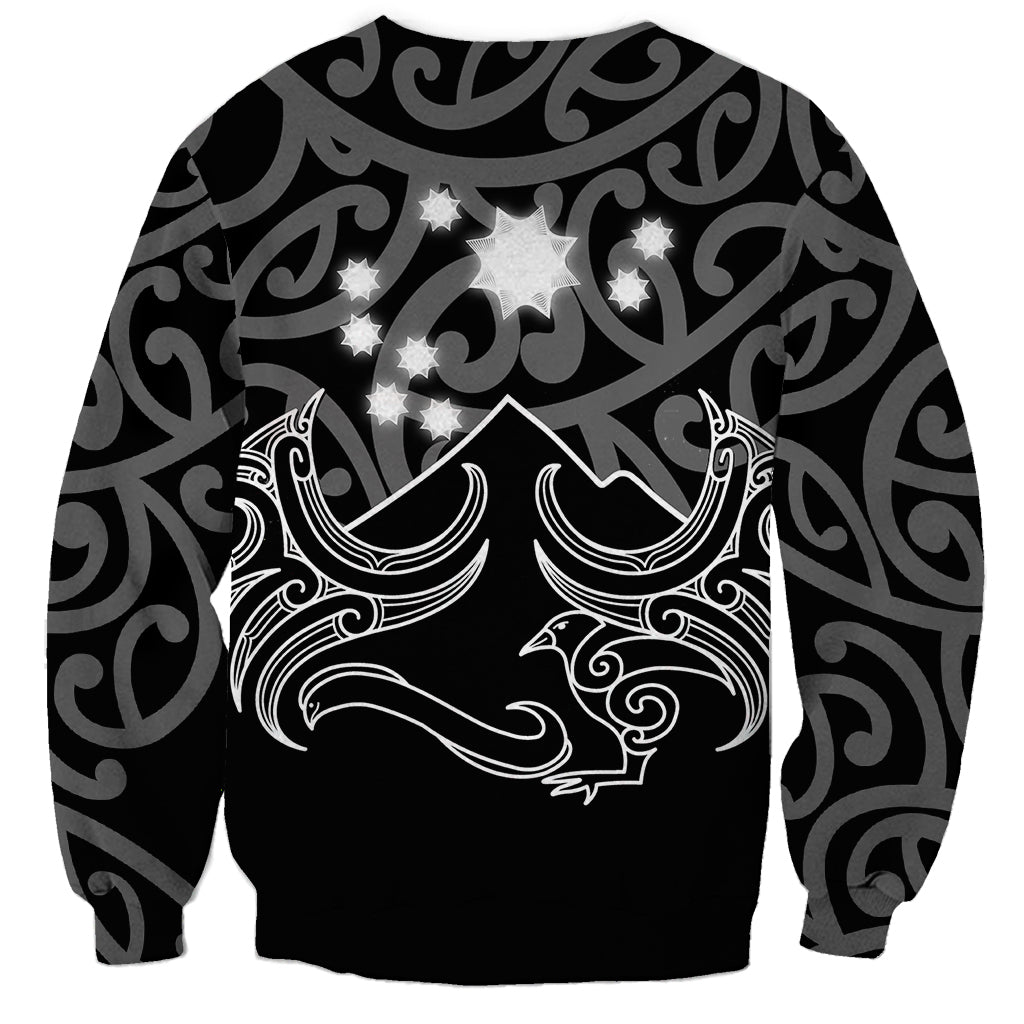 Matariki New Zealand Sweatshirt Maori New Year White LT6 - Wonder Print Shop