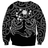 Matariki New Zealand Sweatshirt Maori New Year White LT6 - Wonder Print Shop
