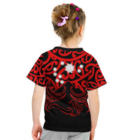 Matariki New Zealand Kid T Shirt Maori New Year Red LT6 - Wonder Print Shop