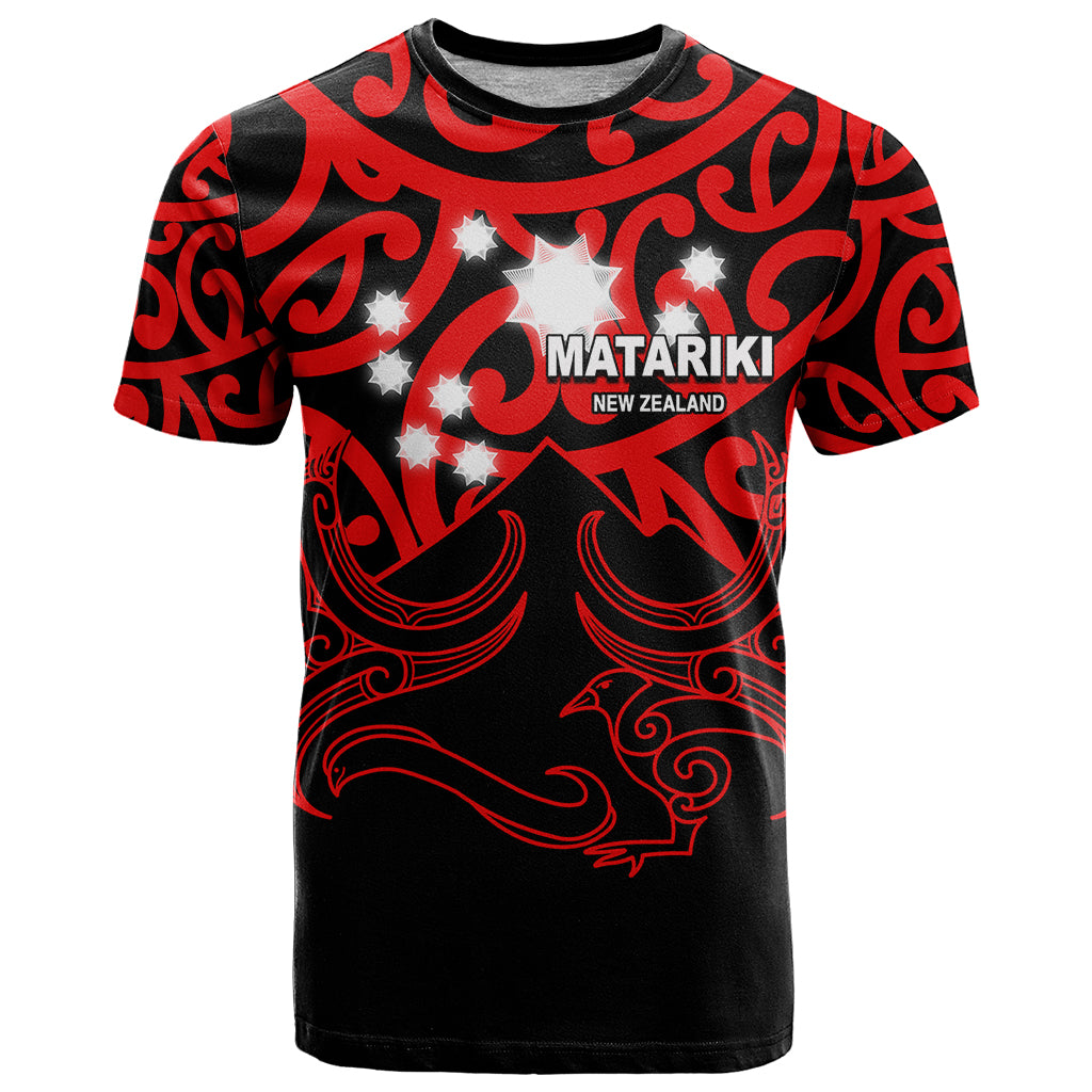 Matariki New Zealand T Shirt Maori New Year Red LT6 - Wonder Print Shop