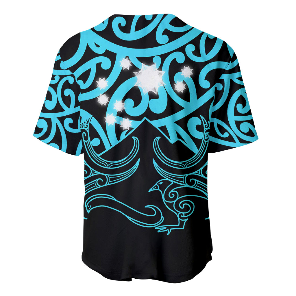 Matariki New Zealand Baseball Jersey Maori New Year Light Blue LT6 - Wonder Print Shop