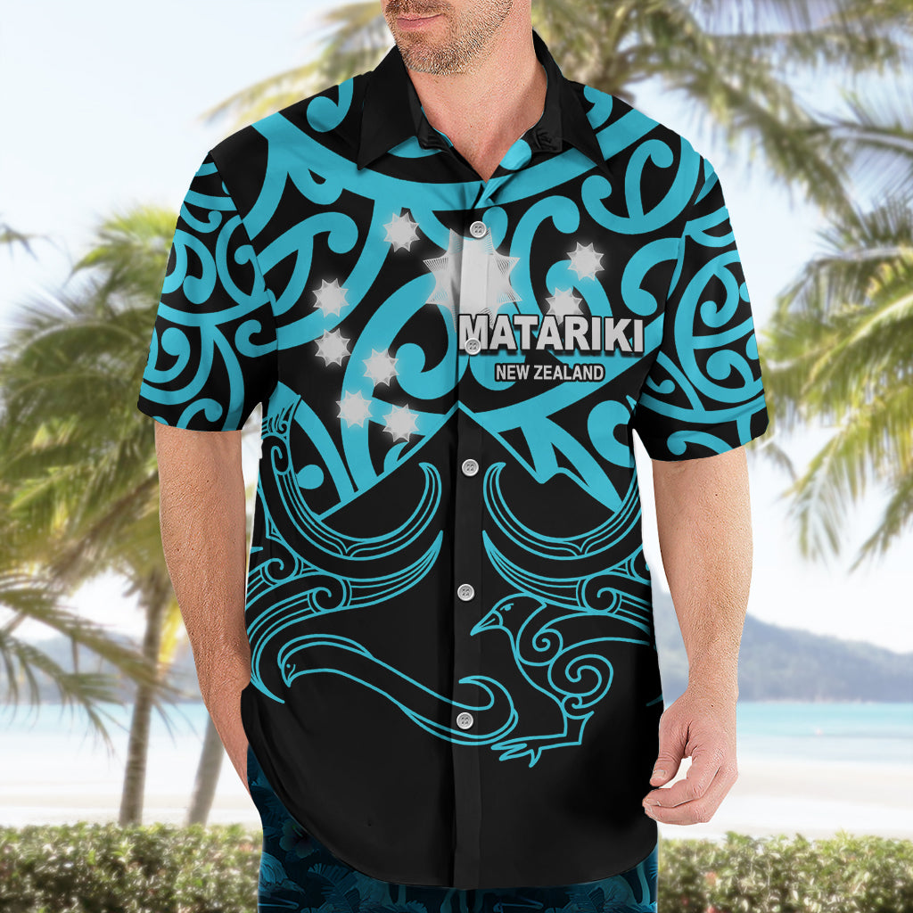 Matariki New Zealand Hawaiian Shirt Maori New Year Light Blue LT6 - Wonder Print Shop