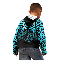 Matariki New Zealand Kid Hoodie Maori New Year Light Blue LT6 - Wonder Print Shop