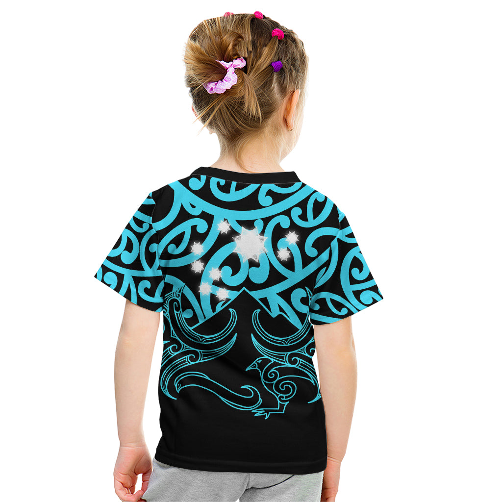 Matariki New Zealand Kid T Shirt Maori New Year Light Blue LT6 - Wonder Print Shop