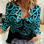 Matariki New Zealand Women Casual Shirt Maori New Year Light Blue LT6 - Wonder Print Shop