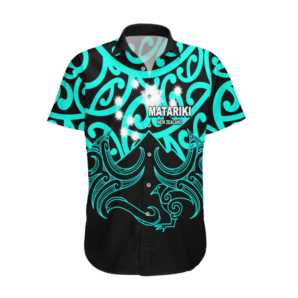 Matariki New Zealand Hawaiian Shirt Maori New Year Turquoise LT6 - Wonder Print Shop