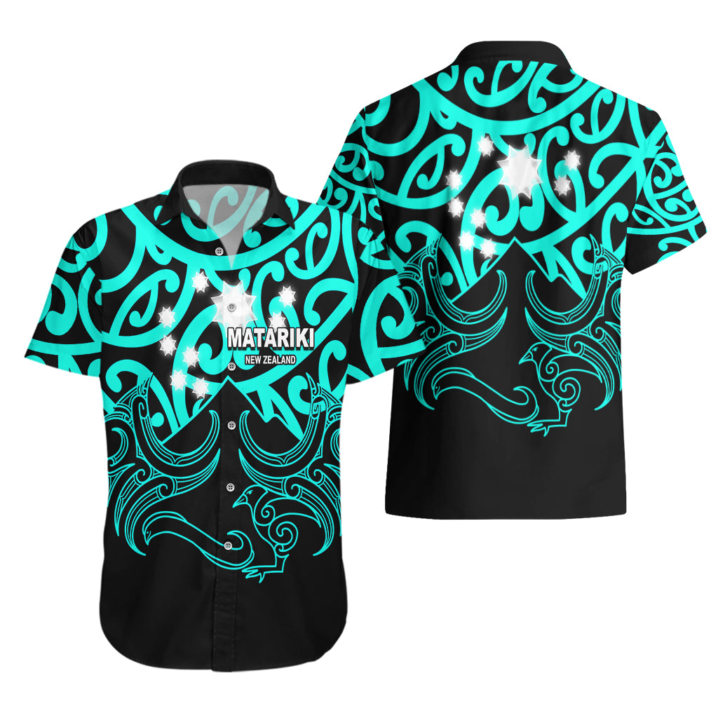 Matariki New Zealand Hawaiian Shirt Maori New Year Turquoise LT6 - Wonder Print Shop