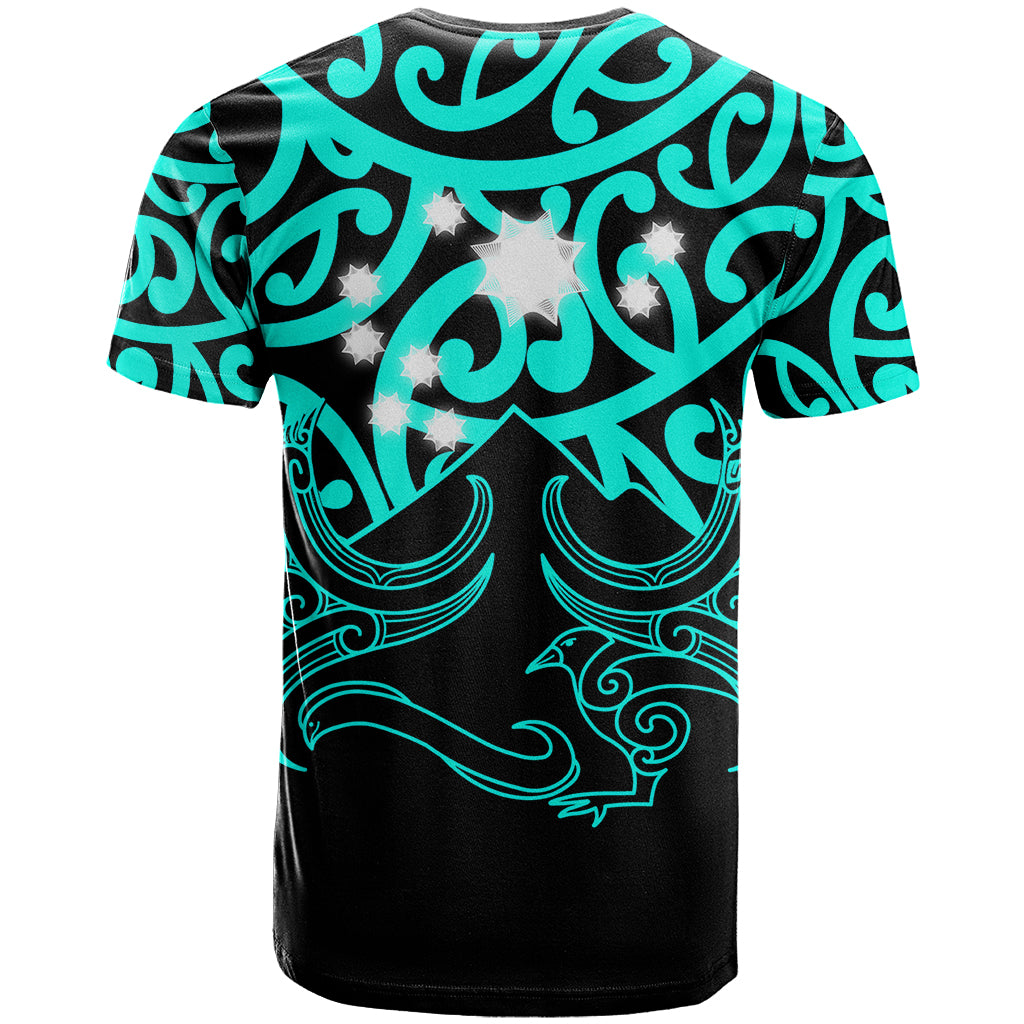 Matariki New Zealand T Shirt Maori New Year Turquoise LT6 - Wonder Print Shop