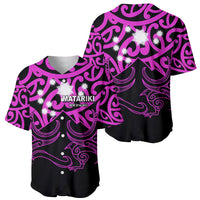 Matariki New Zealand Baseball Jersey Maori New Year Purple LT6 - Wonder Print Shop