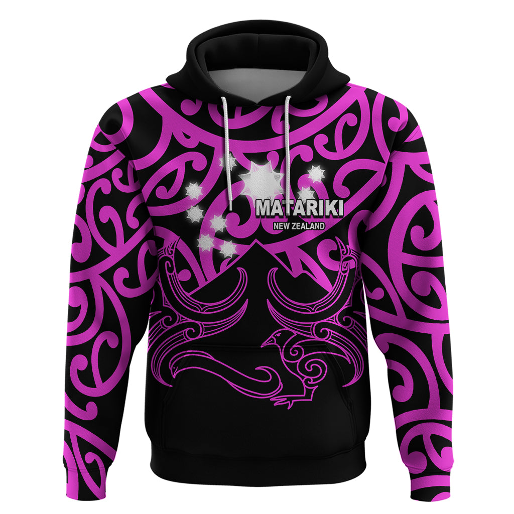 Matariki New Zealand Hoodie Maori New Year Purple LT6 - Wonder Print Shop