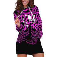 Matariki New Zealand Hoodie Dress Maori New Year Purple LT6 - Wonder Print Shop