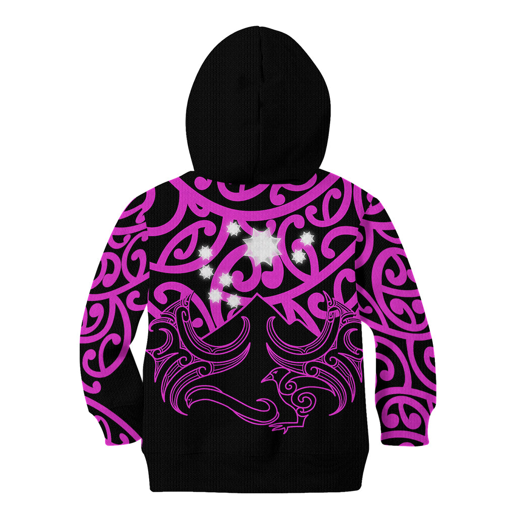 Matariki New Zealand Kid Hoodie Maori New Year Purple LT6 - Wonder Print Shop