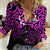 Matariki New Zealand Women Casual Shirt Maori New Year Purple LT6 - Wonder Print Shop
