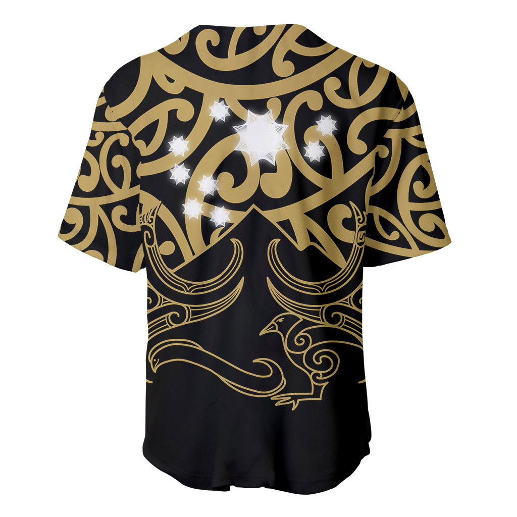 Matariki New Zealand Baseball Jersey Maori New Year Gold LT6 - Wonder Print Shop