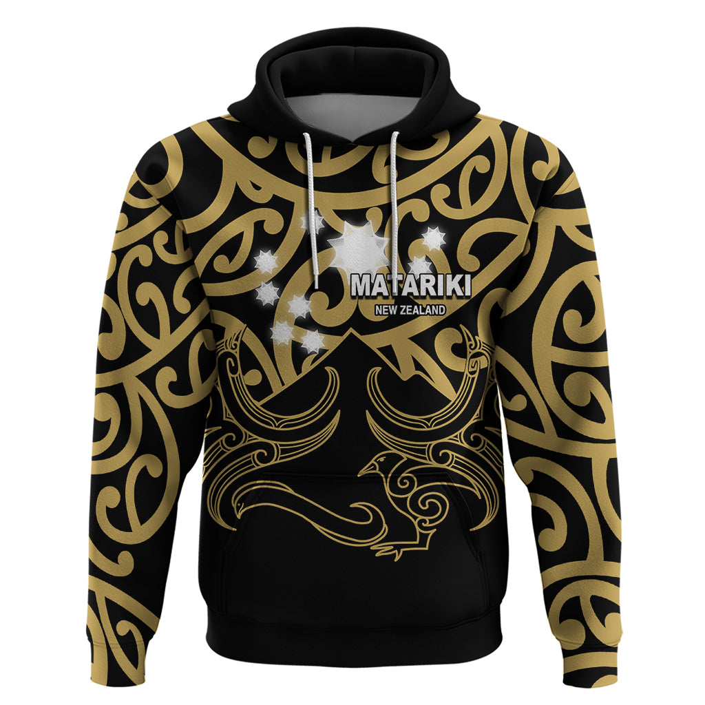 Matariki New Zealand Hoodie Maori New Year Gold LT6 - Wonder Print Shop