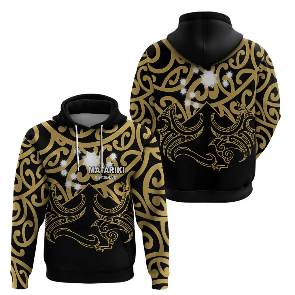 Matariki New Zealand Hoodie Maori New Year Gold LT6 - Wonder Print Shop