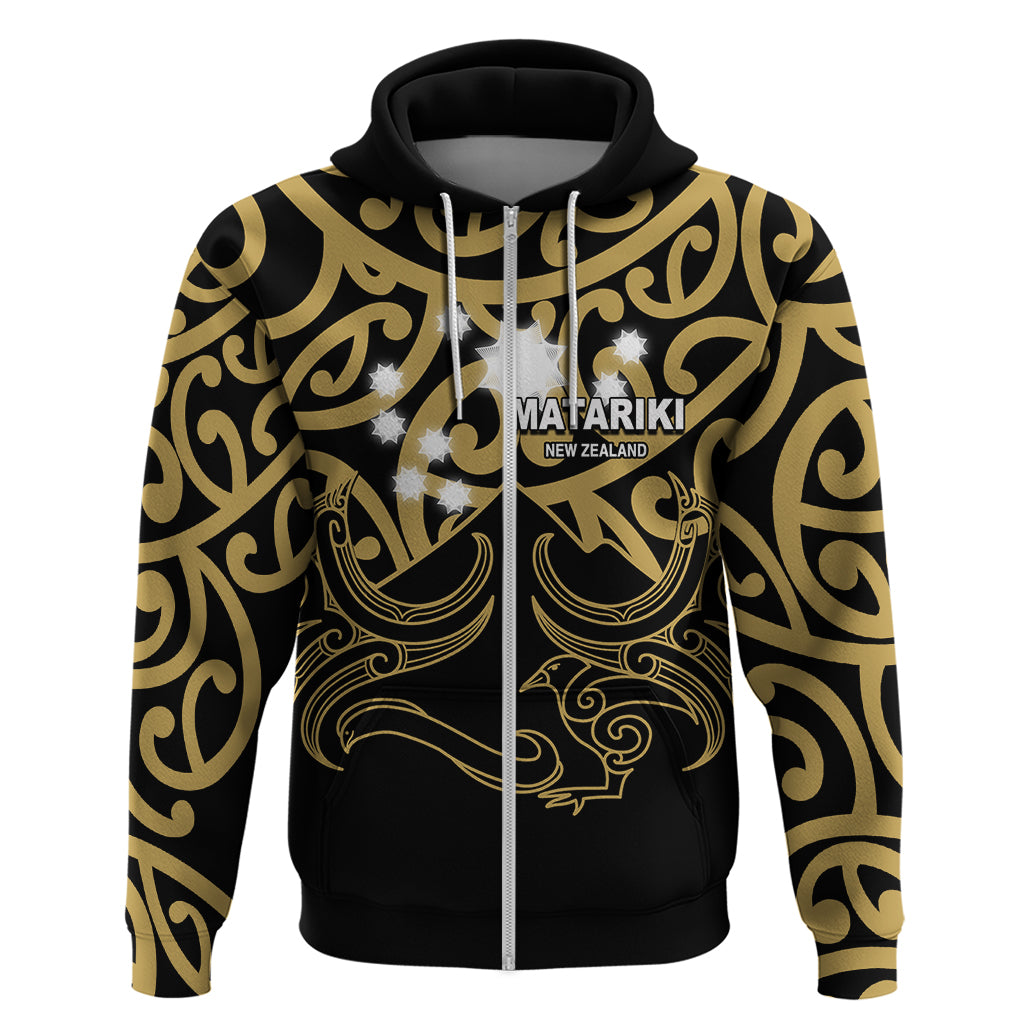 Matariki New Zealand Hoodie Maori New Year Gold LT6 - Wonder Print Shop